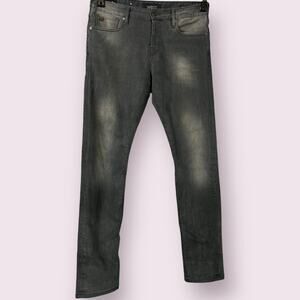 Men's Scotch & Soda Ralston Blueish Gray Wash Jeans Size 31 x 32